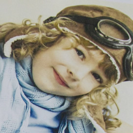 Girl with goggles on
